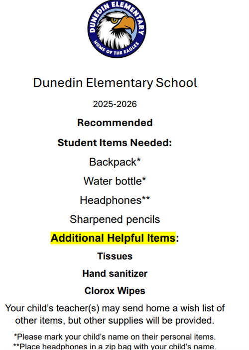 supplies